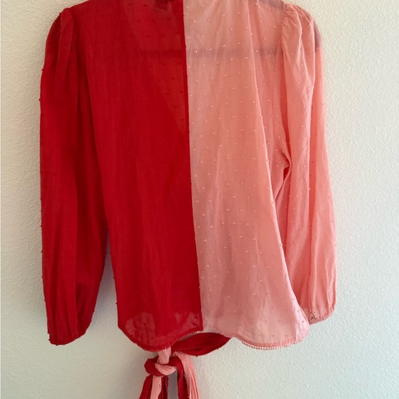 Farm Rio Colorblocked Wrap Blouse - Picture 5 of 9